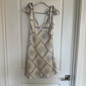 Meet Me in Santorini Sun Pattern Dress-NWT